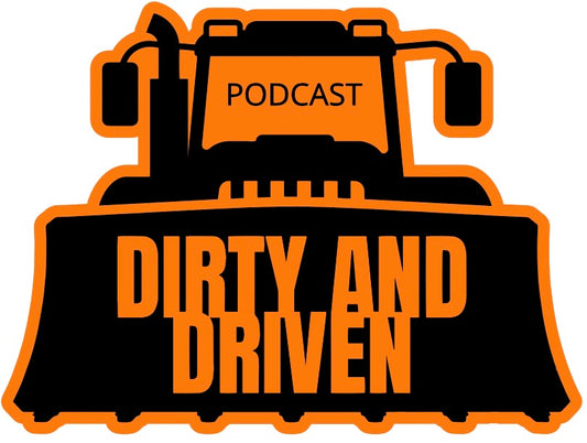 Dirty and Driven Sticker- Logo